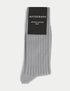 Marks & Spencer "1pk Egyptian Cotton Rich Ribbed Socks"